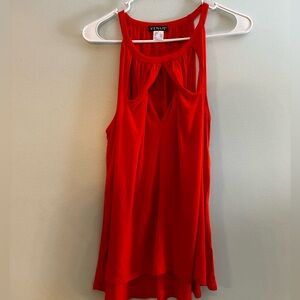 Venus keyhole flowing tank top